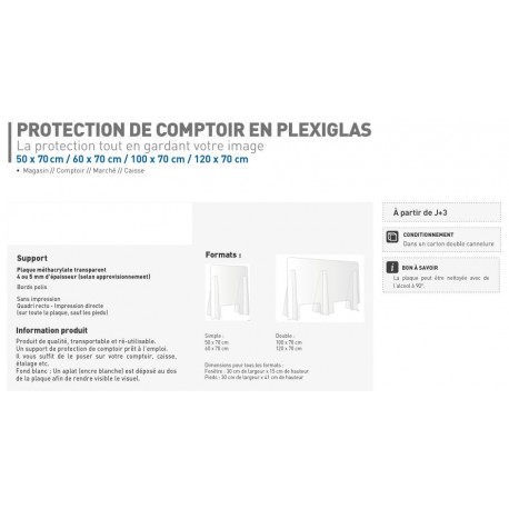 protection comptoir