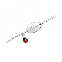 Bracelet  Argent Bébé gravé 2