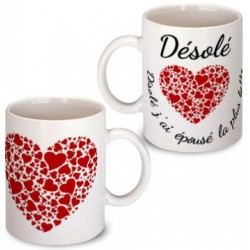 Mug "Désolé"