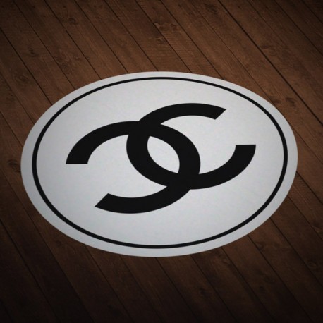 Sticker chanel rond