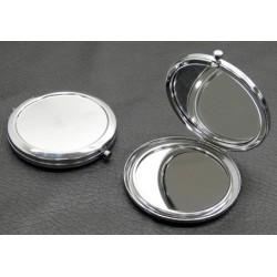 Miroir de poche ovale personnalisé 2