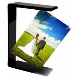 Cadre Photo en Verre Oblique