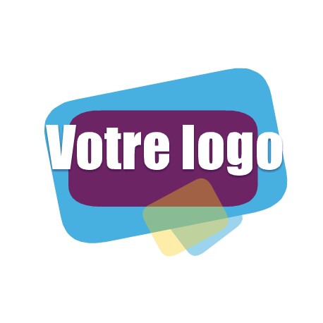 Sticker logo personnalisé couleur