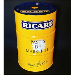 Sticker Pastis Paul Ricard en couleurs pour Baril