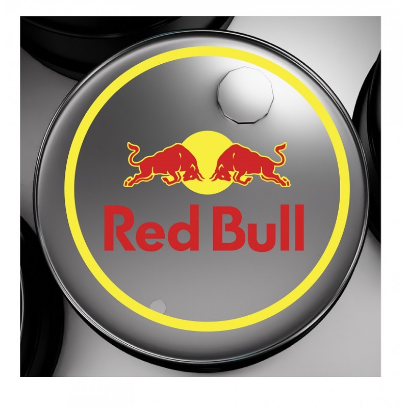 Sticker Red Bull en couleurs pour Baril
