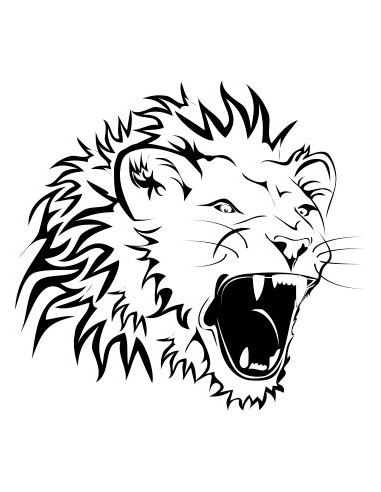 Sticker Designer Demo Lion rugit 2