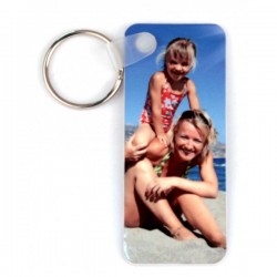 Porte clé Photo Rectangle Personnalisable 2