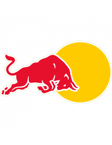 Sticker Red Bull couleurs 1