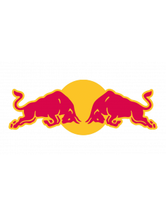 Sticker Red Bull couleurs 2
