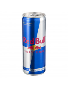 Sticker canette Red Bull couleurs