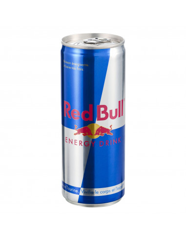 Sticker canette Red Bull couleurs