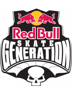 Sticker Red Bull skate couleurs