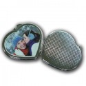 Miroir de poche coeur personnalisé Miroir de poche coeur personnalisé