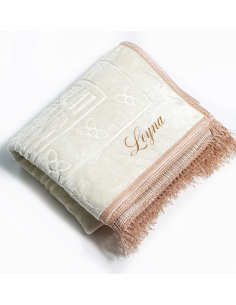 Tapis prière personnalisé noir 2