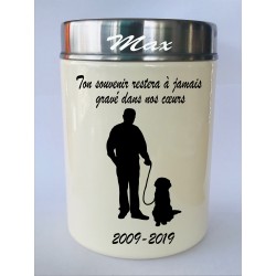 Urne funeraire homme ivoire