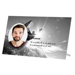 Plaque Funéraire Surf