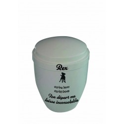 Urne Funéraire Chien Acier