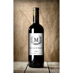 Sticker Bouteille Mariage 2