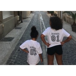 Pack 2 Tshirt enfant Sister
