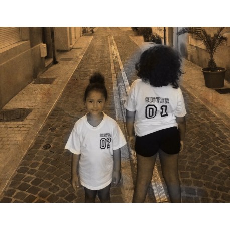 Pack 2 Tshirt enfant Sister
