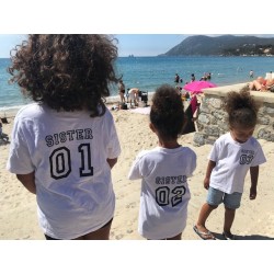 Pack 3 Tshirt enfant Sister 2