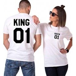 Pack 2 T-Shirt King-Queen 2