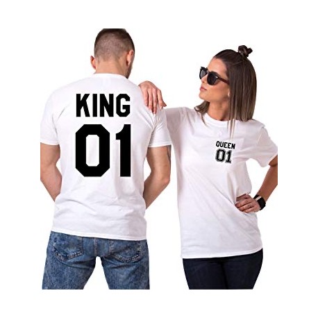 Pack 2 T-Shirt King-Queen