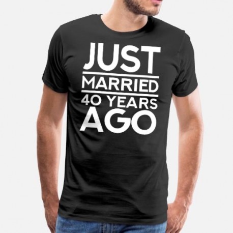Tee shirt personnalisé Just married