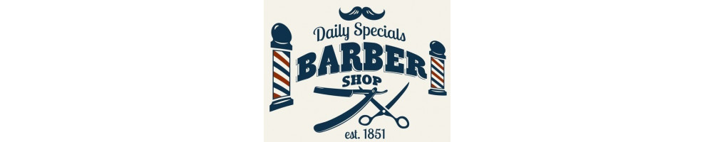 Sticker pour salon de coiffure et barbier